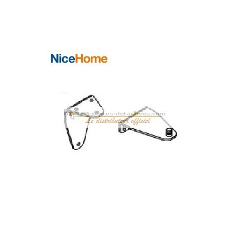 NICE HOME Paire de fixation pilier et portail - ARIA 400