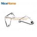 NICE HOME Paire de fixation pilier et portail - ARIA 400